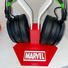 marvel stand avengers headsets xbox playstation ps4 ps5 gaming music gamer 3d print model - Mito3D