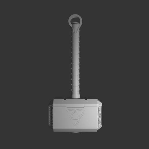 hayret Thor'un çekiç mj lnir 3D print model - Mito3D