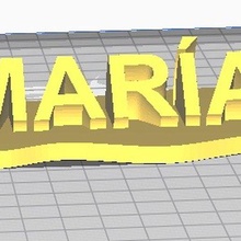 María 3d print model - Mito3D