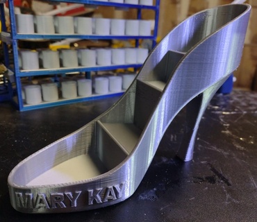 mary kay high heel display stand 3d print model - Mito3D
