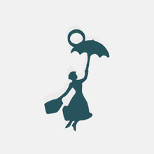 mary poppins earrings pending 3d print model - Mito3D