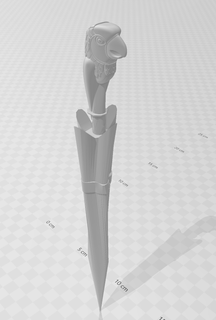 Maria Poppins Regenschirm 3d print model - Mito3D