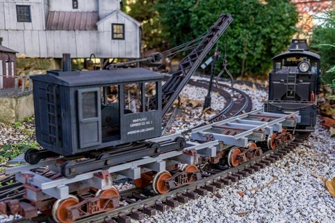 Maryland kereste Amerikan günlük yükleyici payanda çerçeve gscale ölçek 1 24 29 Kerestecilik vinç tren buhar 3d print model - Mito3D