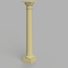 mas cónica de la columna arquitectura piedra 3d print model - Mito3D