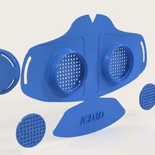 mascara cubre boca verschiedene covid filtro 3d print model - Mito3D