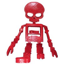 la mascota de stratomaker impresión 3d esqueleto.varios 3d print model - Mito3D