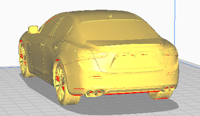 maserati ghibli 2013 coches estados unidos 2024 3d print model - Mito3D