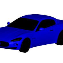 maserati cabrio 3d print model - Mito3D