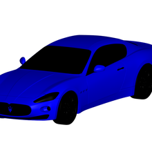 Maserati gran Turismo 3d print model - Mito3D