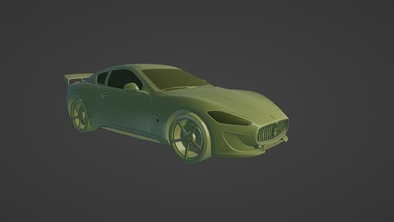 maserati granturismo sport-v2 3d printing automotive car model luxury high-end vehicle replica detailed italian scale collectible desktop decor engineering cad design stl file rapid prototyping enthusiasts industry 3d print model - Mito3D