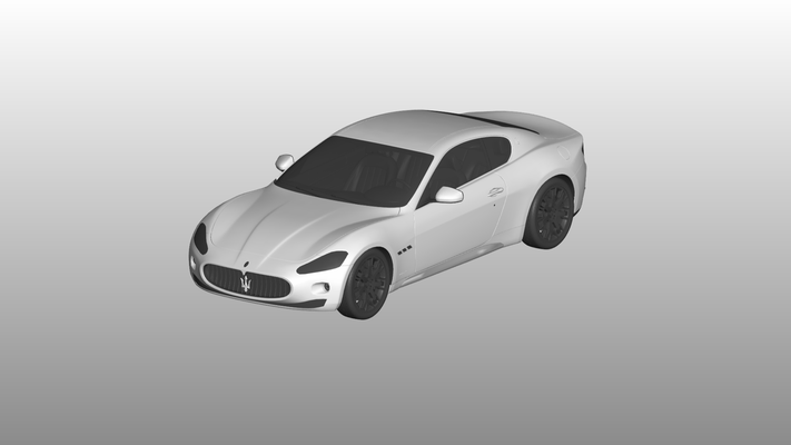 maserati gt jeu voiture auto véhicule transport rc ar vr prêt augmenté réalité virtuel car3d 3d print model - Mito3D