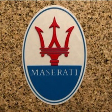 maserati logo sign various 3d print model - Mito3D