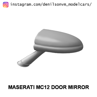maserati mc12 porta espelho 1 24 25 retrovisor 3d print model - Mito3D