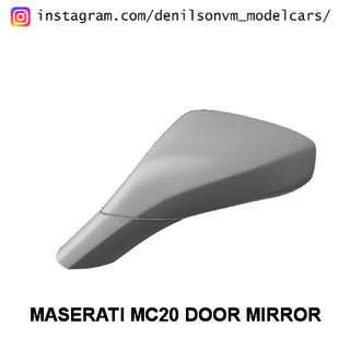 Maserati mc20 kapı ayna 1 24 25 retrovisor yan 3d print model - Mito3D