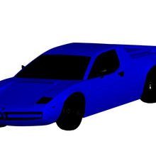 Maserati Wunder 3d print model - Mito3D