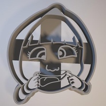 Mascha cookie-cutter Kunst jannie 3d print model - Mito3D