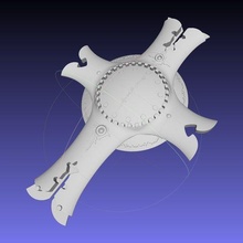 mashu kyrielight shield 3d printable assembly art 3d-printing replica costume cosplay anime fantasy weapon fate fate-grand-order mashu-kyrielight 3d print model - Mito3D