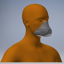 Maske verschiedene Gesichts-Maske 3d print model - Mito3D