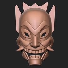 maschera oni samurai giapponese hannya collezione decorazione mascherata Festival demone miti 3d print model - Mito3D