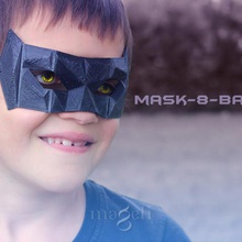 masque-8-bat divers 3d print model - Mito3D