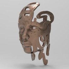 maske Adam 3d print model - Mito3D