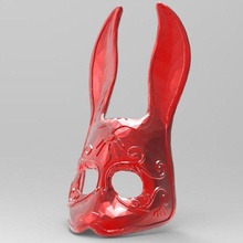 maske tavşan 3d print model - Mito3D