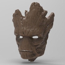 masque Groot 3d print model - Mito3D