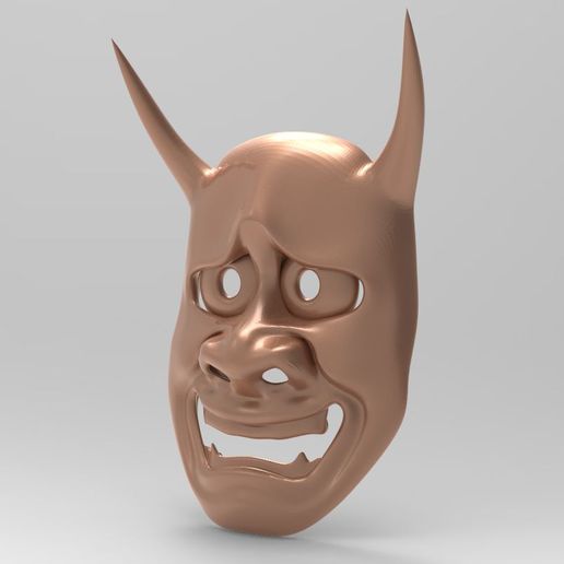 maske Hannya 3D print model - Mito3D