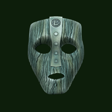 maschera loki moda collezione miniatura viso decorativo portachiavi legna tribale tribù 3d print model - Mito3D