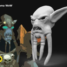 mask akamas face world warcraft game accessories character cosplay costume draenei draenor elder game accessories games games toys helmet mask sage vindicator warlords wow