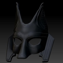 masque anubis mode cosplay costume accessoires 3d print model - Mito3D