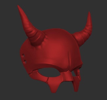 máscara calavera Arte cráneo cosplay 3d impresión 3d print model - Mito3D