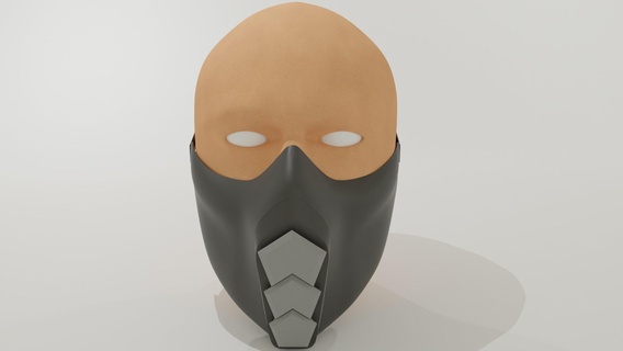 máscara caps2 apertura mecanismo diseño 3d print model - Mito3D