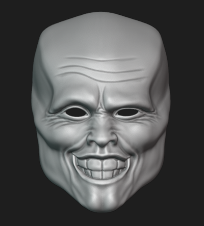 máscara cosplay juego loki película jim carrey 3d print model - Mito3D
