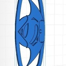 Maske elastischen Halter Gehörschutz superman-batman tool Kinder - Schutz Gesicht covid19 covid batman superman 3d print model - Mito3D