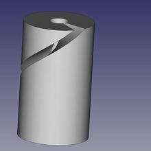 mascarar elástico comprimento adaptador Tamanho 3d print model - Mito3D