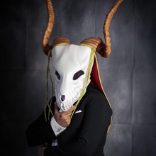 elias ainsworth mask ancient magus bride various cosplay skull horned 3d print model - Mito3D