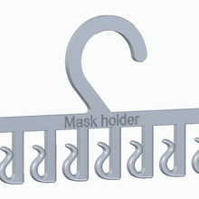 mask holder tool house hanger clean 3d print model - Mito3D