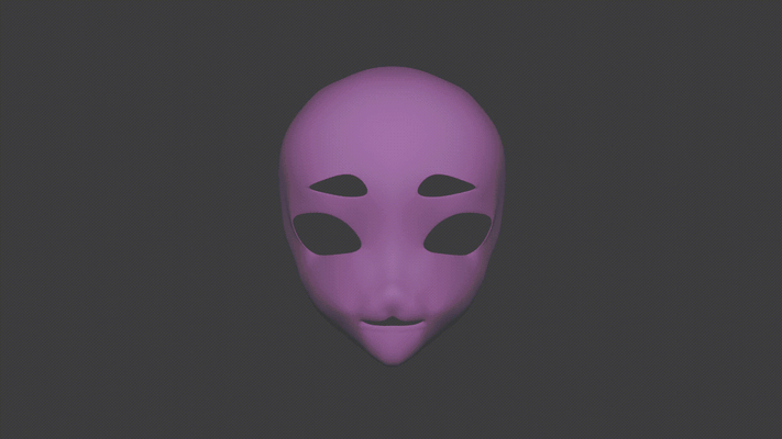 masque kémono mode fursuit velu costum cospley mascarade thérianthropie therian 3d print model - Mito3D