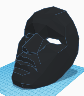 maschera capo calamaro gioco costume 3d print model - Mito3D