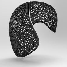 mascarar Voronoi Dividido capacete arte cara deco designar paramétrico útil moda cosplay 3d print model - Mito3D