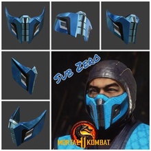 mascarar mortal kombat 11 infinito inverno armaduras capacete cosplay mk11 mkx mk9 escorpião sub réptil novato Saibot Ermac chamilion fumaça 3d print model - Mito3D