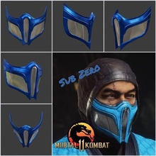 Maske sterblich kombat 11 Meister kalt Gerechtigkeit Spiel mk11 Cosplay Ninja 3d print model - Mito3D
