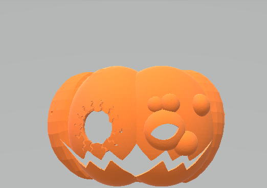 mask naoko kirino - pumpkin head halloween night anime sleeve 3D print model - Mito3D