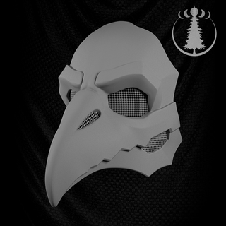 mascarar praga médico demônio crânio cosplay Bruxas traje capacete brinquedo festa diabo morte 3d print model - Mito3D
