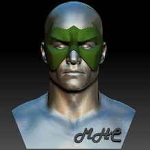 máscara de robin 01 juego la impresora cosplay batman 3d print model - Mito3D