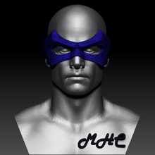 mask robin 02 game printer cosplay dcmarvel batman 3d print model - Mito3D
