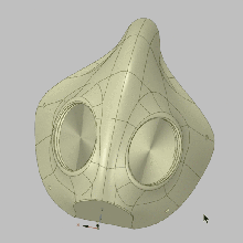 mask shape v2 tool covid 2020 3d print model - Mito3D