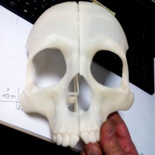 masque crâne de la mode squellette bonjour fête d'halloween l'horreur 3d print model - Mito3D