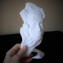 mask stand art high poly woman face gift home interior beauty souvenir 3d print model - Mito3D